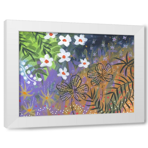 Perfect Intro White Modern Wood Framed Art Print by Randy Noble Fine Art