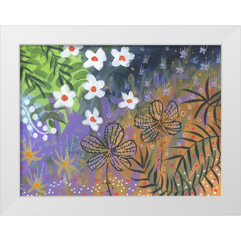 Perfect Intro White Modern Wood Framed Art Print by Randy Noble Fine Art