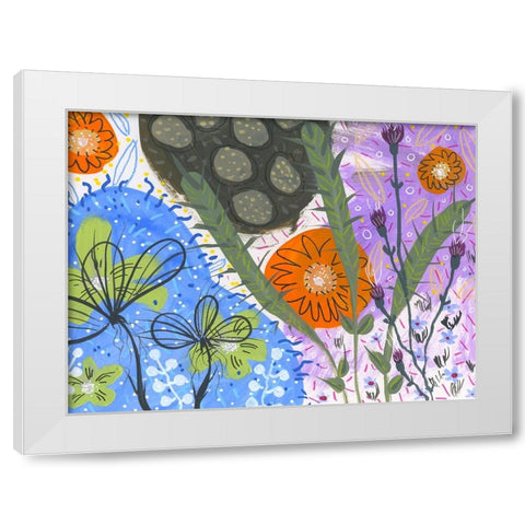 Splendor White Modern Wood Framed Art Print by Randy Noble Fine Art