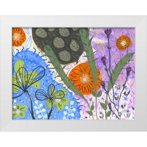 Splendor White Modern Wood Framed Art Print by Randy Noble Fine Art