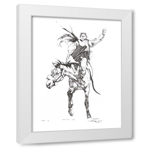 8 Seconds White Modern Wood Framed Art Print by Gould, Renee