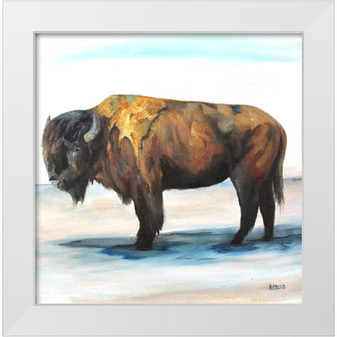 Commander White Modern Wood Framed Art Print by Gould, Renee