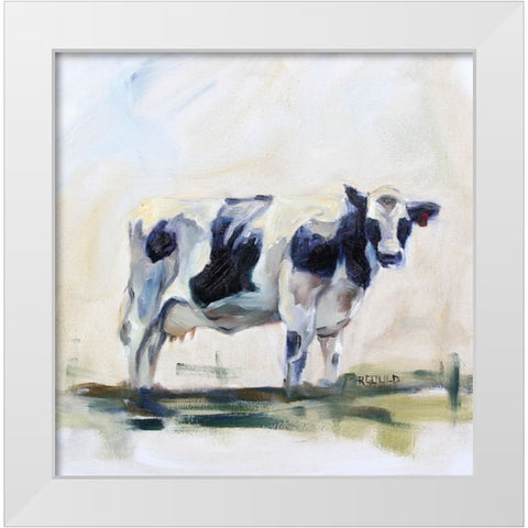 Dairyland White Modern Wood Framed Art Print by Gould, Renee