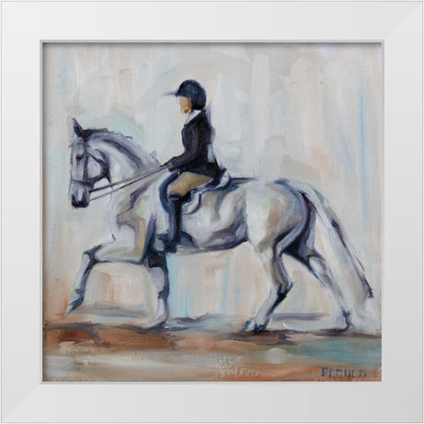 Hunter Grey White Modern Wood Framed Art Print by Gould, Renee