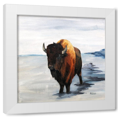 Iceman White Modern Wood Framed Art Print by Gould, Renee