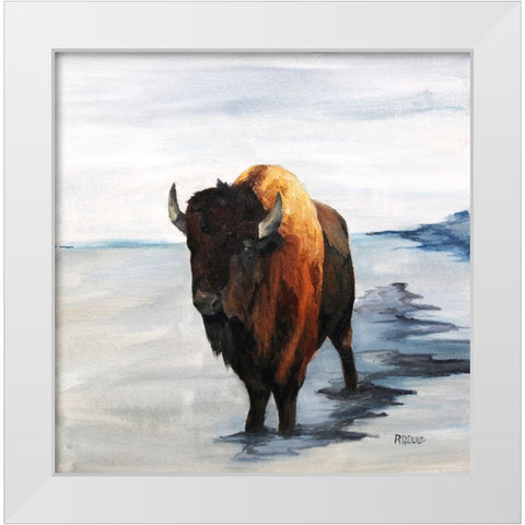 Iceman White Modern Wood Framed Art Print by Gould, Renee