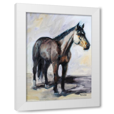 Lit Up White Modern Wood Framed Art Print by Gould, Renee
