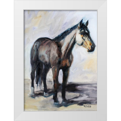 Lit Up White Modern Wood Framed Art Print by Gould, Renee
