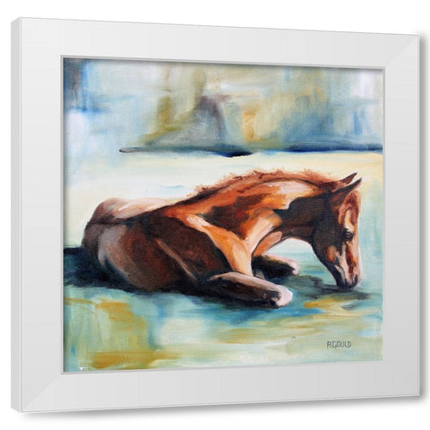 Luke White Modern Wood Framed Art Print by Gould, Renee