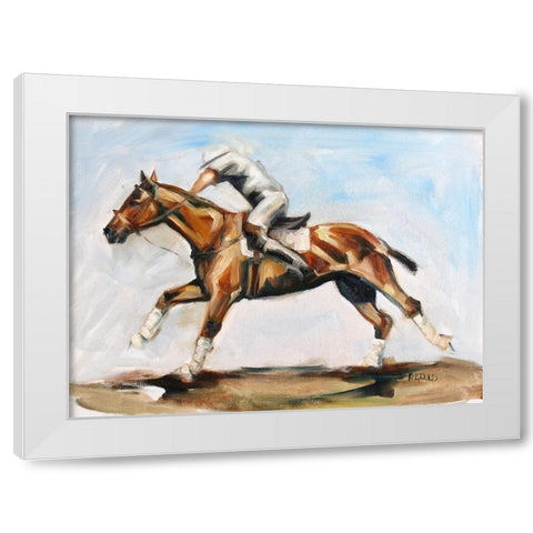Play On White Modern Wood Framed Art Print by Gould, Renee
