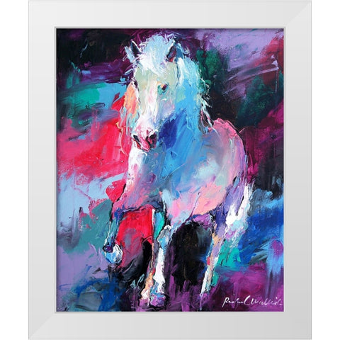 Art Stallion White Modern Wood Framed Art Print by Wallich, Richard