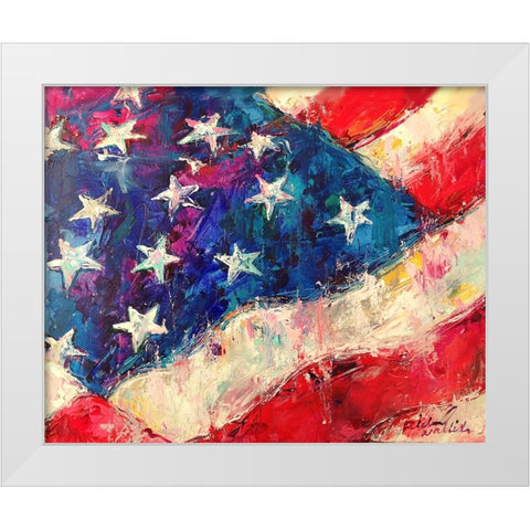 artflag White Modern Wood Framed Art Print by Wallich, Richard