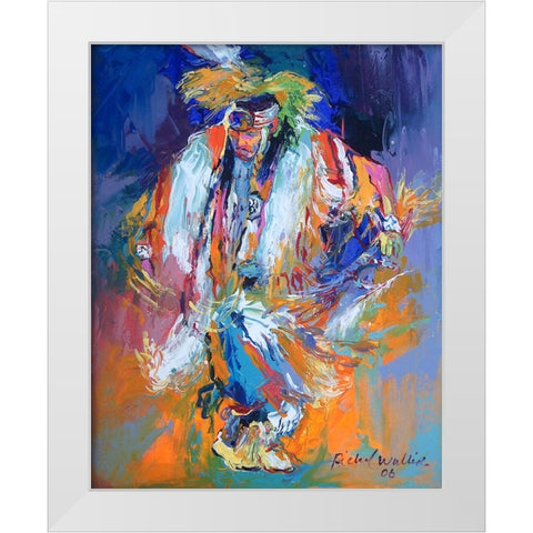 Po White Modern Wood Framed Art Print by Wallich, Richard