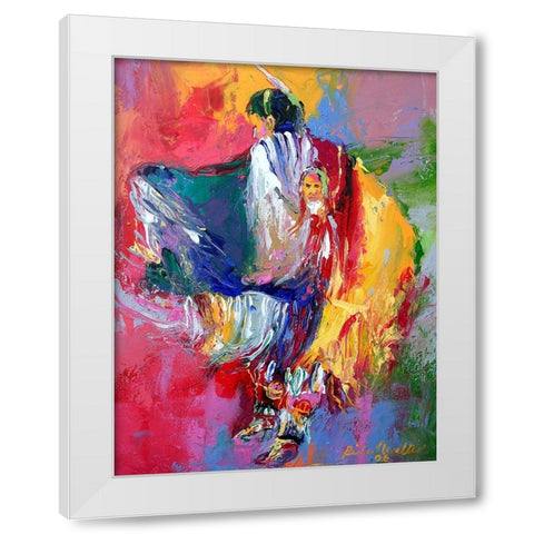 Pow White Modern Wood Framed Art Print by Wallich, Richard