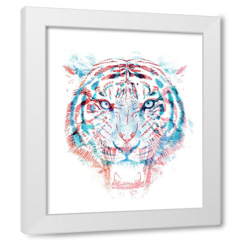 Hidden Information White Modern Wood Framed Art Print by Farkas, Robert
