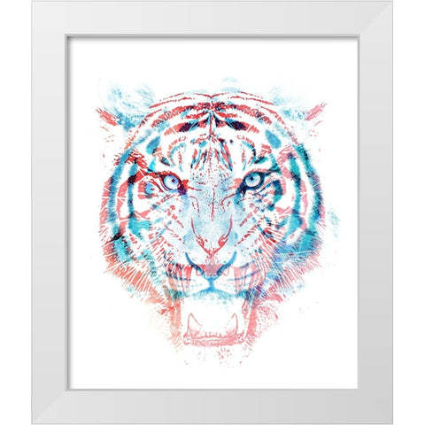 Hidden Information White Modern Wood Framed Art Print by Farkas, Robert