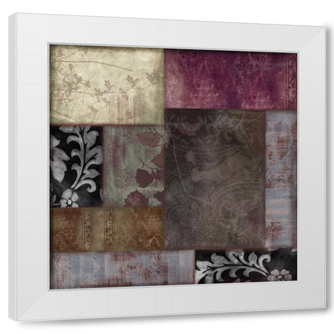 Colette III White Modern Wood Framed Art Print by Sasha