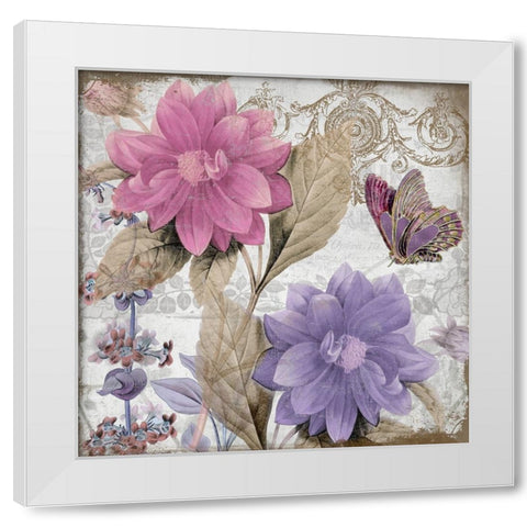 Victorian Romance I White Modern Wood Framed Art Print by Sasha