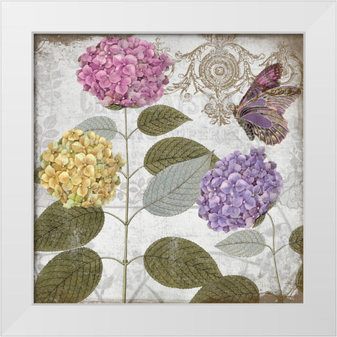 Victorian Romance II White Modern Wood Framed Art Print by Sasha