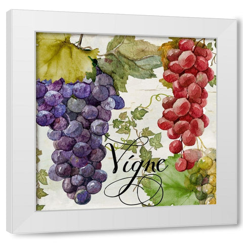 Wines of Paris I White Modern Wood Framed Art Print by Sasha