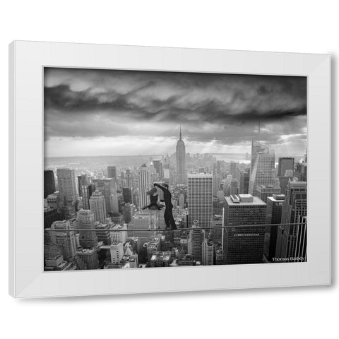 Fearless Passion White Modern Wood Framed Art Print by Barbey, Thomas