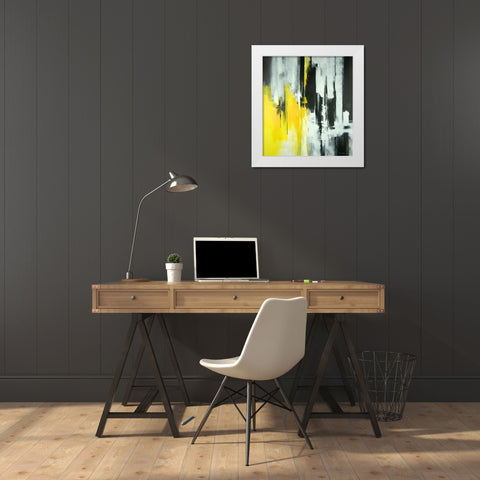 Life White Modern Wood Framed Art Print by Leung, Thomas