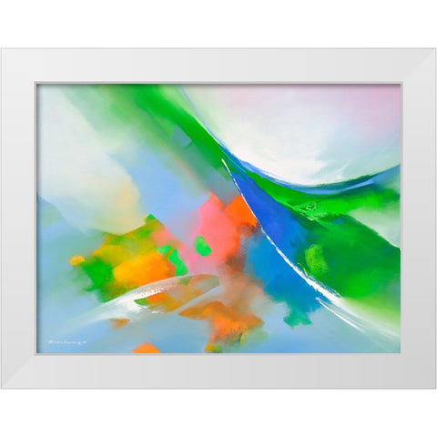 The Essence of Light White Modern Wood Framed Art Print by Leung, Thomas