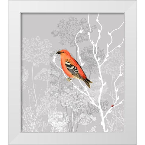 Queen Ann Morning White Modern Wood Framed Art Print by Lavoie, Tina