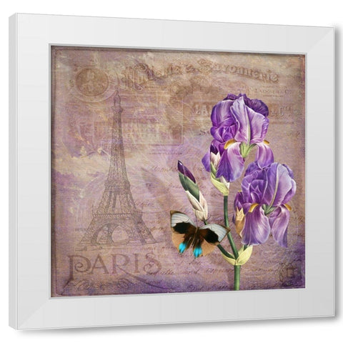 Ville de Paris II White Modern Wood Framed Art Print by Lavoie, Tina