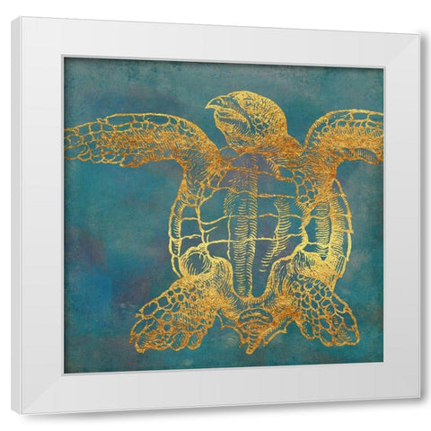 Deep Sea Life Iii White Modern Wood Framed Art Print by Lavoie, Tina