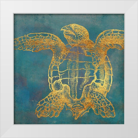 Deep Sea Life Iii White Modern Wood Framed Art Print by Lavoie, Tina