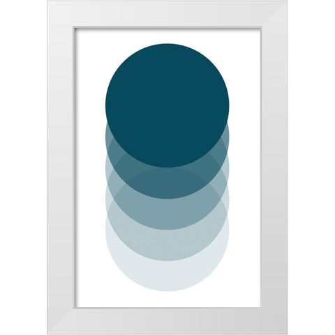 Sunrise II White Modern Wood Framed Art Print by Lavoie, Tina