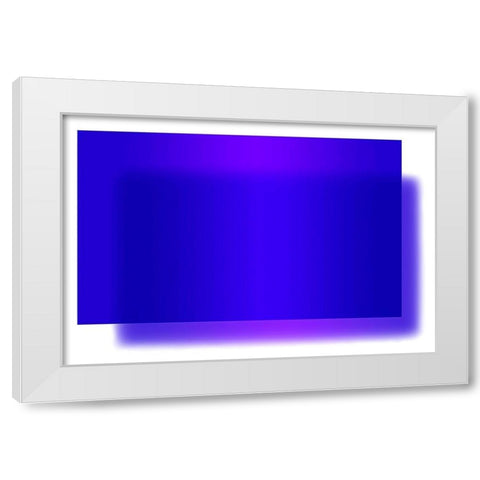 Cobalt White Modern Wood Framed Art Print by Lavoie, Tina