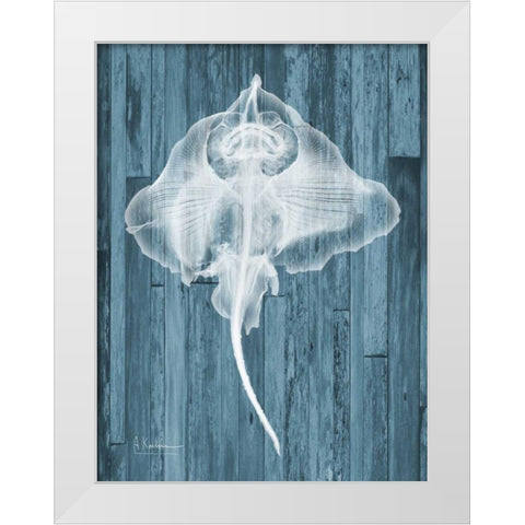 Skate Wood White Modern Wood Framed Art Print by Koetsier, Albert