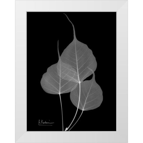BoTree E158 White Modern Wood Framed Art Print by Koetsier, Albert