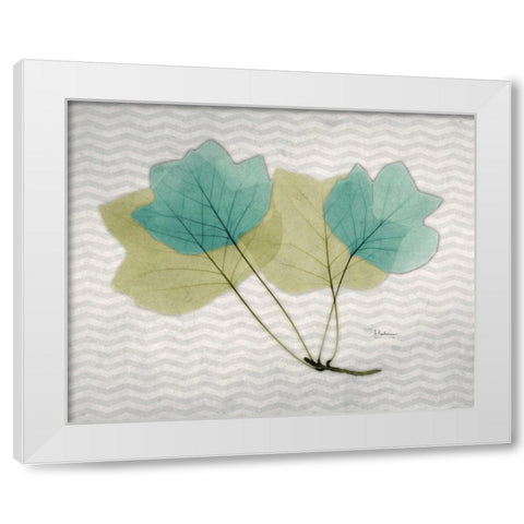 Citrus Tulip Tree White Modern Wood Framed Art Print by Koetsier, Albert