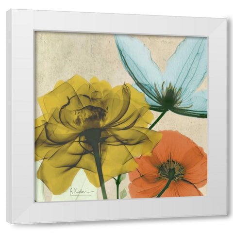 New Avalon IV White Modern Wood Framed Art Print by Koetsier, Albert