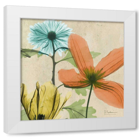 New Avalon V White Modern Wood Framed Art Print by Koetsier, Albert