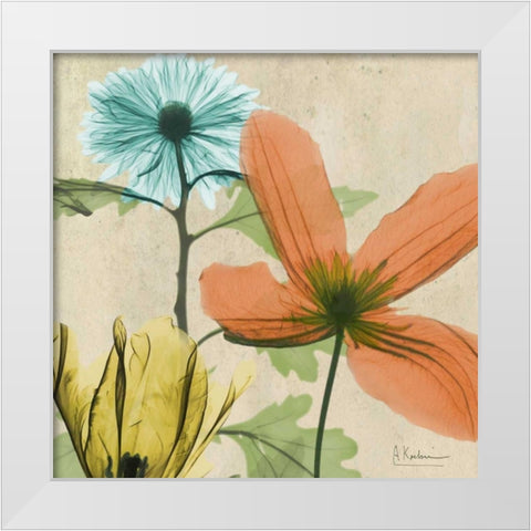 New Avalon V White Modern Wood Framed Art Print by Koetsier, Albert