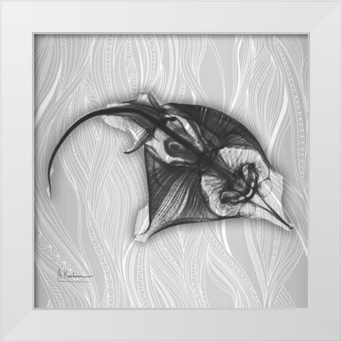 Skate Vision 1 White Modern Wood Framed Art Print by Koetsier, Albert