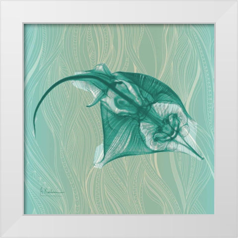 Skate 85 White Modern Wood Framed Art Print by Koetsier, Albert