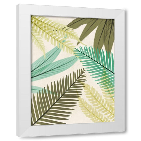 Mesozoic Travels 1 White Modern Wood Framed Art Print by Koetsier, Albert