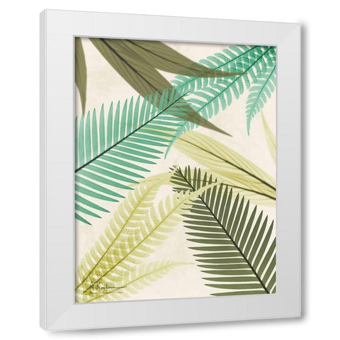 Mesozoic Travels 3 White Modern Wood Framed Art Print by Koetsier, Albert