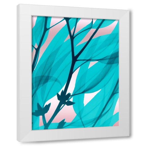 Eucalyptus Cotton Candy White Modern Wood Framed Art Print by Koetsier, Albert