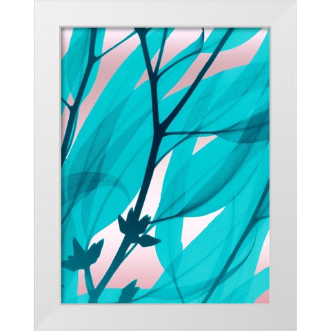 Eucalyptus Cotton Candy White Modern Wood Framed Art Print by Koetsier, Albert