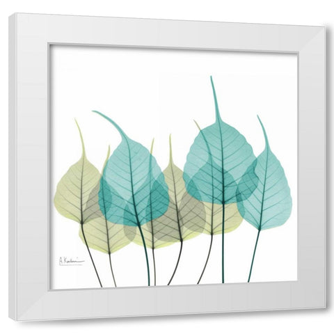 Bodhi Buddies White Modern Wood Framed Art Print by Koetsier, Albert