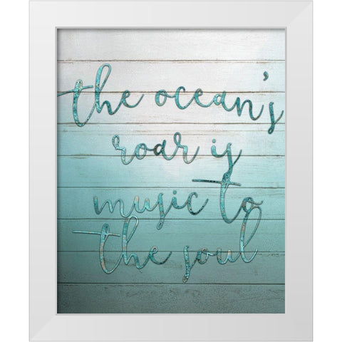 From the Sea 3 White Modern Wood Framed Art Print by Bailey, Ann