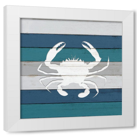 Planked 1 White Modern Wood Framed Art Print by Bailey, Ann