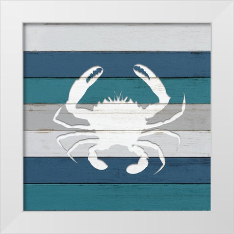 Planked 1 White Modern Wood Framed Art Print by Bailey, Ann