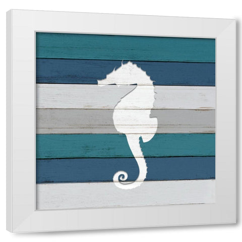 Planked 2 White Modern Wood Framed Art Print by Bailey, Ann